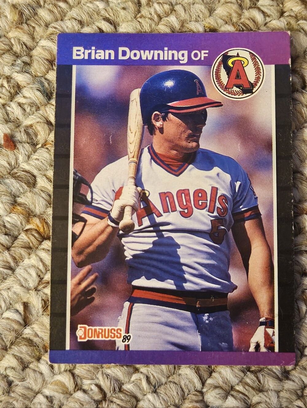California Angels Brian Downing Card